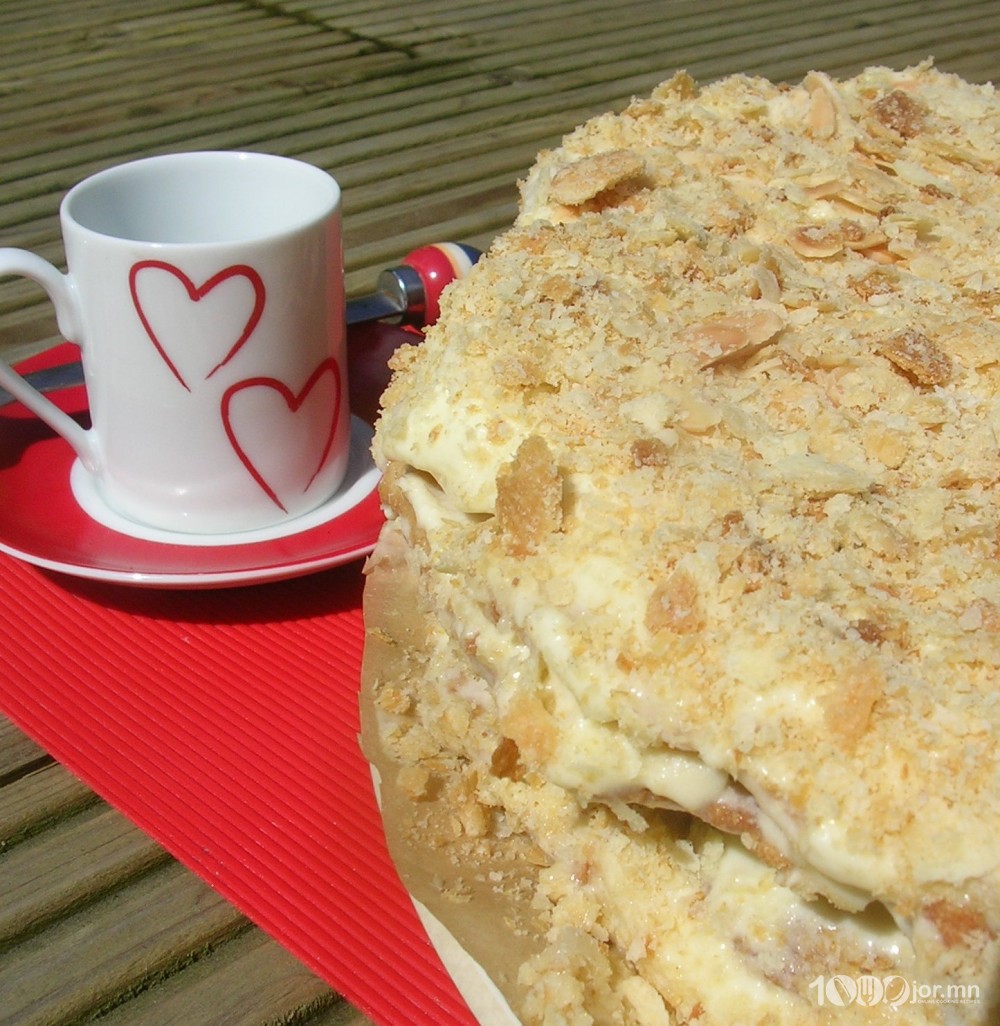 Хэвийн боовоор наполеон торт хийх жор